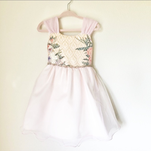 Rare Editions Other - Rhinestone Princess Tulle Dress Size 3T